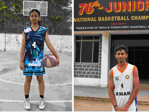 राष्ट्रीय बास्केटबॉल चैंपियनशिप में मुजफ्फरपुर के निखिल और अदिति दिखाएंगे दम